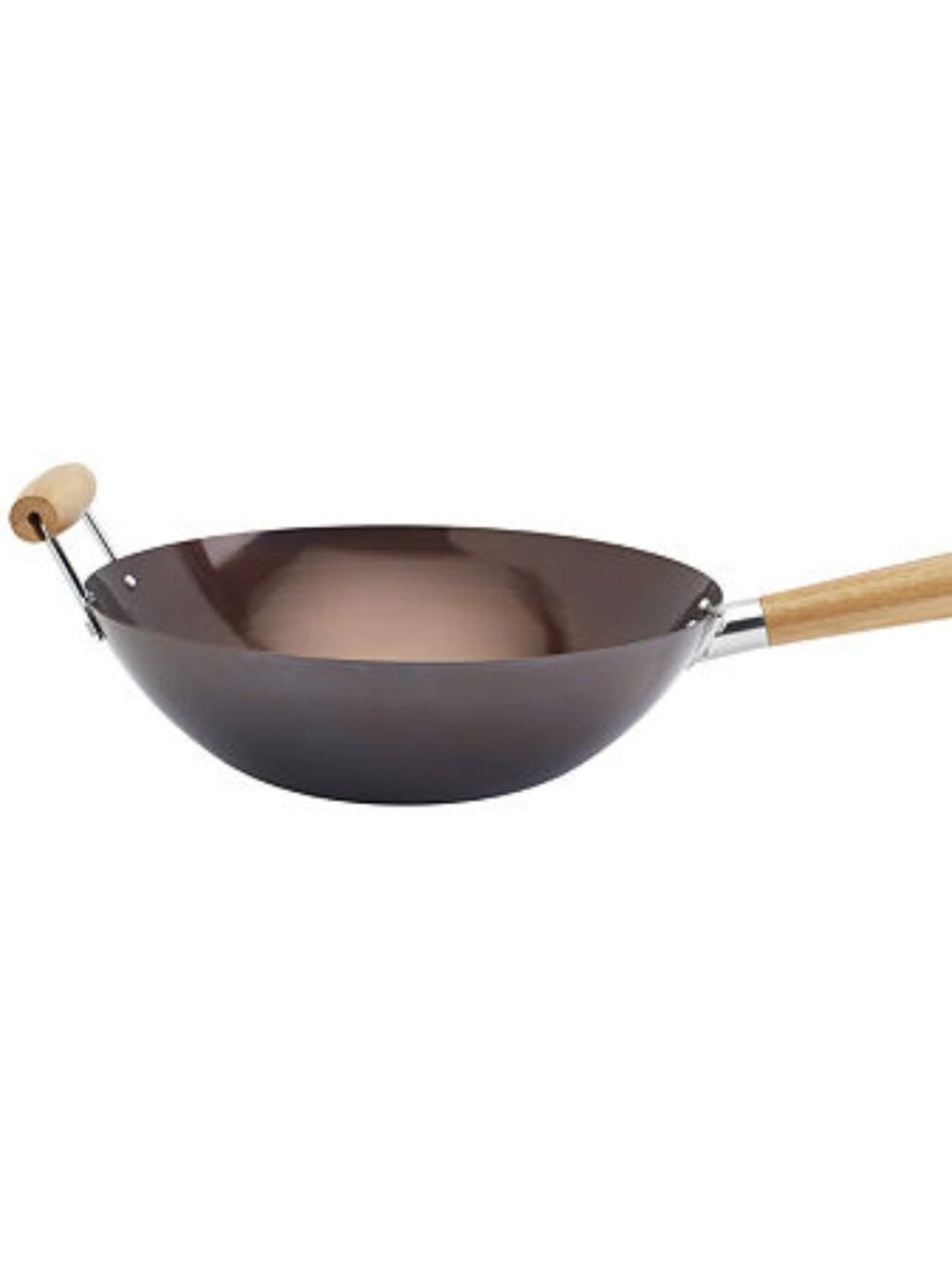 Infuse 14" Open Wok with Bamboo Stick Handle